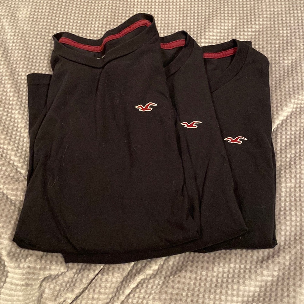 Holister Black T-Shirts